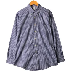 \"Est.1818\"Brooks Brothers レギュラーカラーシャツ　L Brooks Brothers 1818 Dress Shirt Men 17.5 6/7 Button Up Long