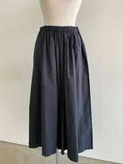 mao made タイプライターワイドパンツ 221302　ブラック