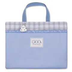 【シマエナガ ブルー C25331】 レッスンバッグ 女の子 ぬいぐるみチャーム付き 手提げバッグ お稽古バッグ 小学生 小学校 高学年 キッズ 子供 おしゃれ かわいい 可愛い レッスンバック 大きめ 軽量 入学準備