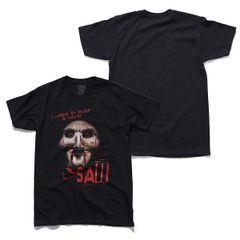 ソウ【SAW】TEE Tシャツ 半袖 ロックT アメリカ ホラー映画 メンズ レディース トップス コットン