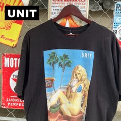 UNIT ユニット メキシコ製 セクシーガール Tシャツ XLサイズ フォトプリント ブラック 黒 10690
