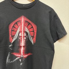 古着　M　スターウォーズ　STARWARS　Tシャツ　黒   ライトセーバー   ムービー