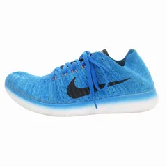 ナイキ NIKE フリーラン フライニット FREE RN FLYKNIT ランニングシューズ スニーカー 27.5cm 青 ブルー 831069-401 /GV