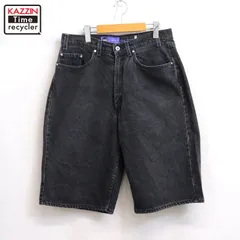 90s USA製 vintage Levi's シルバータブ silverTab バギー ブラック ショートパンツ メンズ 表記32サイズ