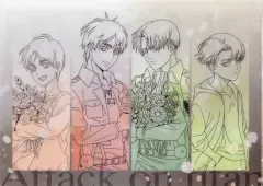 【中古】クリアファイル エレン・イェーガー＆リヴァイ・アッカーマン A4クリアファイル past and future ver. 「進撃の巨人」 アニメイト限定