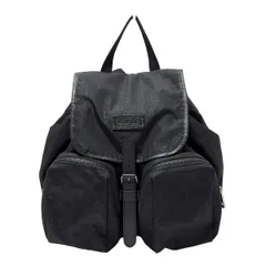 【超極美品】GUCCI グッチ　リュック　バックパック　ナイロン　レザー　黒 極希少✨ グッチ ショルダーバッグ 2WAY ナイロン レザー 肩掛け
