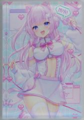 み*ん様 手描きイラスト オリジナル 色紙 アナログ バニーガール
