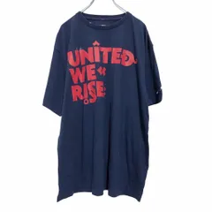 NIKE 半袖 プリントTシャツ 3L ネイビー レッド ナイキ ビッグサイズ バスケ バスケットボール 古着卸 アメリカ仕入 a506-6145