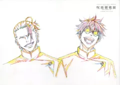 【中古】クリアポスター A3クリアポスター 夏油傑＆五条悟 「アニメーション 呪術廻戦展 劇場版 呪術廻戦 0編」