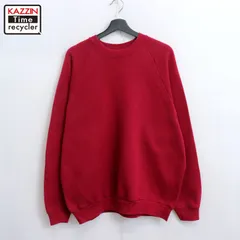 90s USA製 vintage Fruit of the Loom 無地 ラグラン スウェット トレーナー メンズ 表記XXLサイズ