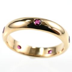 Cartier カルティエ ステラリング ルビー K18YG イエローゴールド SIZE:54 AU750 指輪