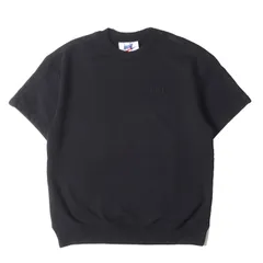【美品】Sacai サカイ スウェット ブラック 黒 サイズ:L | 24AW NIKE リブライン 半袖 スウェットシャツ | トップス トレーナー | コラボ 【メンズ】【中古】