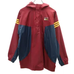 アディダス アノラックパーカー XL ボルドー adidas プルオーバー メンズ