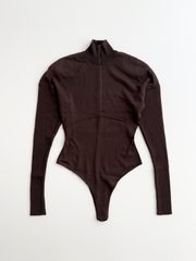1980s Azzedine Alaïa half zip body shirt 1980年代　アライア archive アーカイブ　ハーフジップ　ボディシャツ　ハーフジップ　ニット　vintage