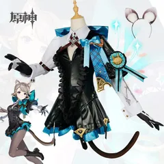 原神　リネット　コスプレMサイズ 三分妄想 原神 コスプレ リネット 双子 衣装 コスチューム 帽子込み