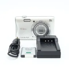 追加有り⭕️【動作確認済】Nikon COOLPIX S3700 シルバー Nikon Coolpix S3700 シルバー Wi-Fi デジカメ② カメラ