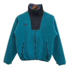 90年代 USA製 Columbia コロンビア フリースジャケット グリーン(メンズ M)中古 古着 U3564