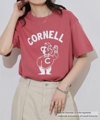 CORNELL コーネル 半袖 College T-Shirt カレッジ Tシャツ 5.6oz ダブルステッチ メンズ レディース ロゴ アメカジ スポーツ ブランド