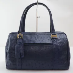 【美品】オーストリッチ ミニボストンバッグ ハンドバッグ レザー ネイビー 2025年最新】オーストリッチ ボストンの人気アイテム - メルカリ