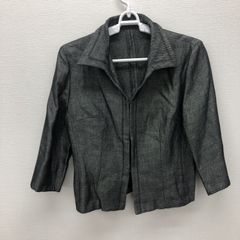 【ROPE' MADEMOISELLE 】マドモアゼル ロペ　グレー　灰色　ジャケット　長袖　レディース　メンズ　襟付き