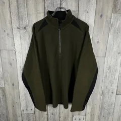 OLD TIMBERLAND 90s ティンバーランド ハーフジップ ラグラン フリース トレーナー ジャケット メンズ XL サイズ