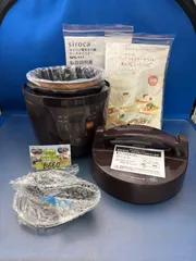シロカ（siroca）　マイコン電気圧力鍋クックマイスター　ブラウン　1.3L　AC100V 700W　SPC-111（BR）　未使用（化粧箱汚れあり）のサムネイル