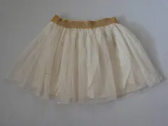 プチバトー petit bateau アウトレット 子供服 女の子 6歳 約 110cm 120cm スカート 白 チュール 春 夏 ★3 ボトムス ガールズ 女児 キッズ 【中古】 ユーズド リサイクル こども