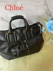 ⑭Chloé クロエ エテル ショルダーバッグ ブラック 黒