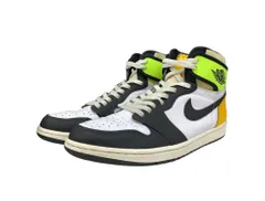 NIKE (ナイキ) AIR JORDAN 1 RETRO HIGH OG Volt Gold 2021 エアジョーダン レトロ ハイ ボルト ゴールド スニーカー 555080-118 29.5cm US11.5 イエロー×ホワイト メンズ/025