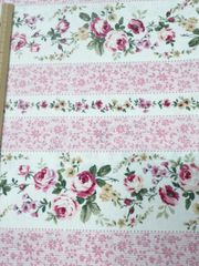 キルトゲイト ルルブーケ 花柄 バラ 薔薇 110cm X50cm