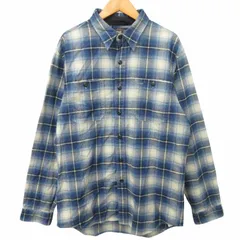 RRL ダブルアールエル COTTON PLAID WORK SHIRTS コットンフランネル チェックワークシャツ  １ パープル Double RL レディース g18091 2025年最新】ダブルアールエル RRL PLAID COTTON WORK SHIRTS