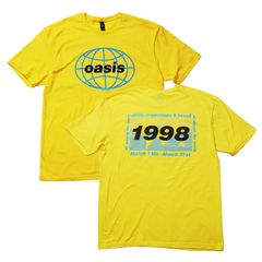 OASIS Tシャツ 正規品 新品 1998 World Tour South America イエロー