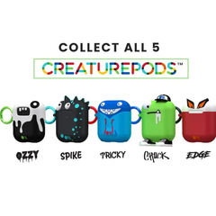 【Case-Mate｜CreaturePods OZZY】AirPodsケース オジー｜歌と踊りが大好きなモンスター！シリコンカバー（リング付き／ワイヤレス充電対応