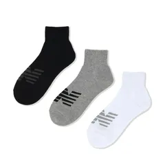 ニューバランス 靴下 3足組 メンズ レディース newbalance ミッドレングスミッドレングス3Pソックス 23-29cm  ロゴソックス スポーツ   くつ下  男女兼用 ホワイト 黒 グレー  /LAS35705-AS7