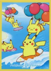 【中古】サプライ ポケモンカードゲーム デッキシールド(スリーブ) なみのりピカチュウ＆そらをとぶピカチュウ ポケモンセンター・ポケモンストア限定