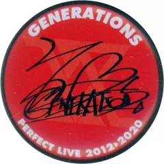 【中古】バッジ・ピンズ 中務裕太 缶バッジ(サイン) 「GENERATIONS PERFECT LIVE 2012→2020」