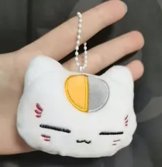 ⭐夏目友人帳 キーロスト 刺繍ぬいぐるみ キーホルダー バッグチャーム フォックス きつね ニャンコ先生