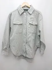 ◇ KBF ケービーエフ URBAN RESEARCH シンプル 定番 ビックシルエット 長袖 CPOジャケット サイズONE グレー レディース P 【1304100016855】のサムネイル