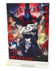 ペルソナ5　新島真　スタンリーラウ　サイン　ポスター pmp5-03s_a01.jpg
