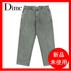 DIME CLASSIC RELAXED DENIM PANTS OVERDYED FOREST