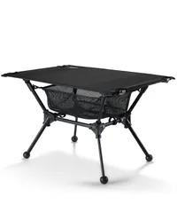 滑り止め 安定 コンパクト キャンプ/お釣り/部屋用 収納袋付き 収納メッシュ付き 耐荷重30kg 2WAY調整可能 アウトドアテーブル 折りたたみテーブル DIPPER OneTigris