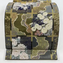美品 西陣織【じゅらく謹製】黄皇絲 落款 正絹 袋帯s762 | 着物