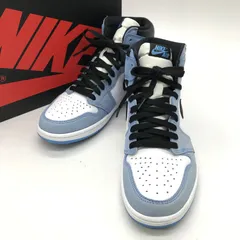 Nike スニーカー Air Jordan 1 High OG 555088-134 箱付 タグ付 エアジョーダン1 ハイ OG  ユニバーシティブルー 27.5cm ナイキ 靴B12035◆