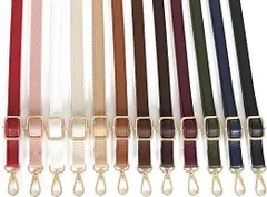 【在庫処分】[TOEDNNQI] ショルダーストラップ バッグ用 ショルダーストラップのみ 2cmショルダーベルト 70～130cm 革 ベルト 紐 細め 付替え 交換用 肩紐 カバン用 単品 付け替え