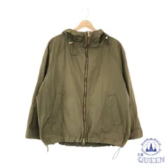 ☆美品☆ 7-IDconcept. セブンアイディコンセプト アウター ブルゾン パーカー マウンテンパーカー ジッパー ポケット 紐付き カジュアル おしゃれ 長袖 レディース カーキ 38 901-15741 送料無料 古着