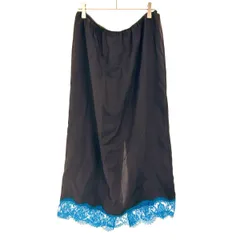 Tibi ティビ 25SS Lace Applique Slip Skirt レースデザインスカート U125SP5026 ブラウン Mのサムネイル