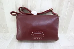 タグ付き Dakota ダコタ レザー ショルダーバッグ ワインレッド ボルドー 牛革