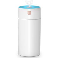 加湿器 小型 卓上 超音波加湿器 【2024新型 7色LEDライト】 卓上加湿器 除菌 大容量350ML 車用加湿器 水漏れ防止 2段階ミスト USB給電式 静音 ミニ加湿器 持ち運び便利 軽量 お手入れ簡単 乾燥対策 花粉症対策 オフィス/寝室/部屋/家 1
