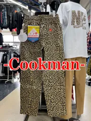 cookman クックマン●パンツ　シェフパンツ　レオパード  ロング　M S