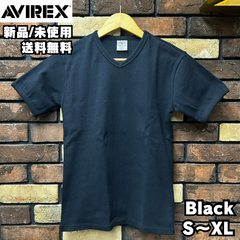 【AVIREX/アビレックス】DAILY VネックT 半袖Tシャツ アビィレックス avirex 7835934005 6143501 ブラック Vネック デイリー アヴィレックス short sleeve V-NECK 新品未使用 正規品 送料無料